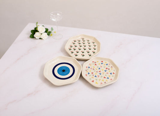 Trinket Plate Set of Three