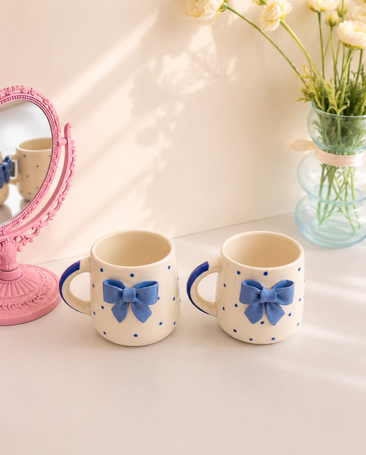 Blueberry Ribbon Cup Set of 1