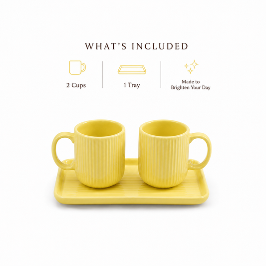 Sunshine Sips Mug & Tray Set