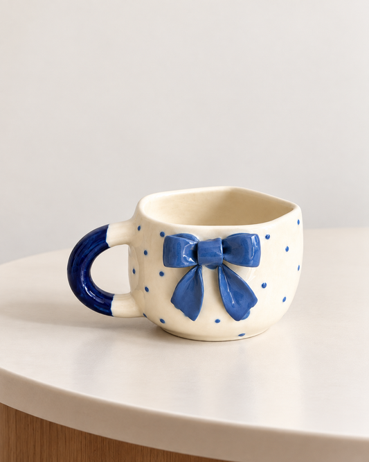 Blue Bow Cup