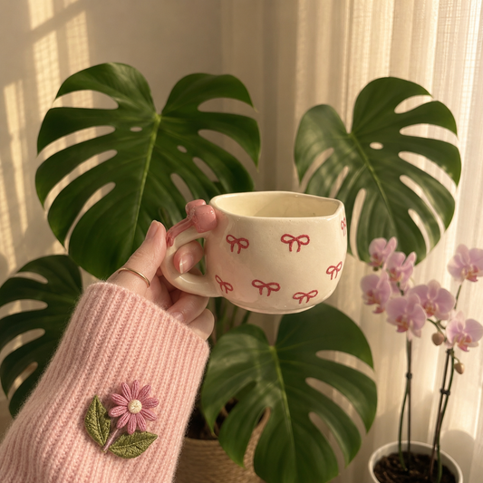 Sweet Ribbon Mug Set of 1