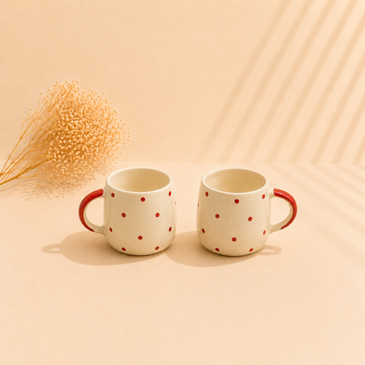 Red Dot Mug Set of One