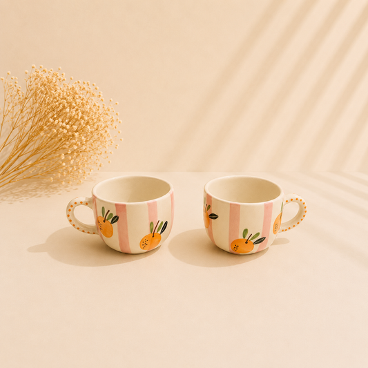 Citrus Stripe Set of One