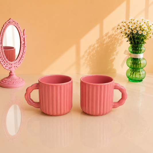 Pink Cloud Latte Cup Set of 1