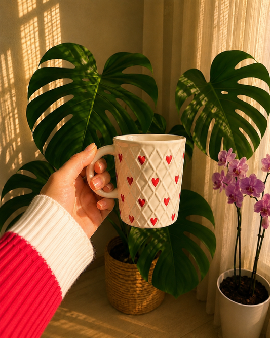 Heart Quilt Cup Set of 1