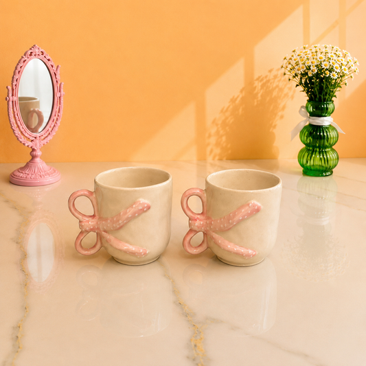 Ribbon Kiss Mug Set of 1
