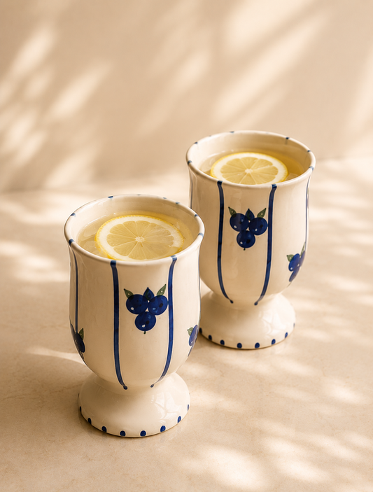 Blueberry juice glass set - Buy 3 Get 1 Free