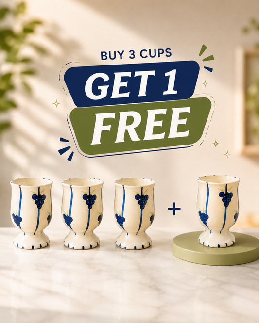 Blueberry juice glass set - Buy 3 Get 1 Free