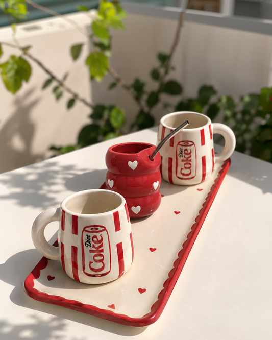 Diet Coke Cup Set + Red Tumbler