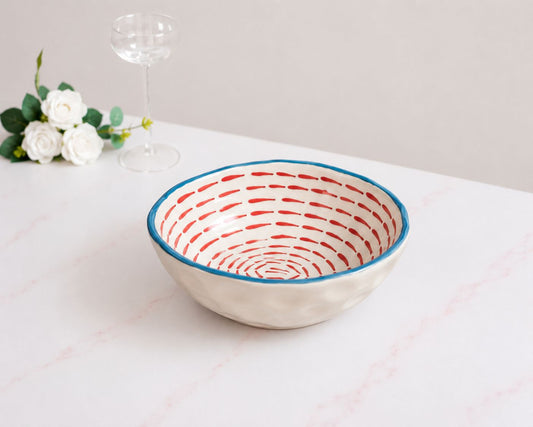 Red Dash Bowl